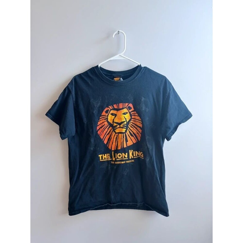 Disney The Lion King Broadway Musical Black Graphic T-Shirt Theater Tee